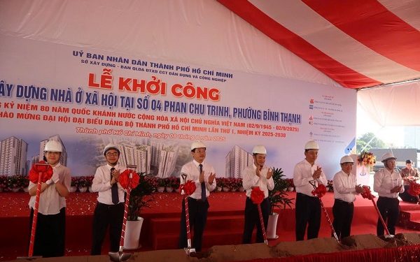 Khởi công dự án nhà ở xã hội gần 1.000 tỉ đồng tại TP.HCM