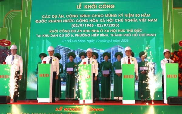 Khởi công dự án nhà ở xã hội HUD Thủ Đức, TP.HCM