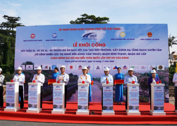 TP.HCM: Chính thức khởi công 2 gói thầu còn lại của dự án cải tạo rạch Xuyên Tâm