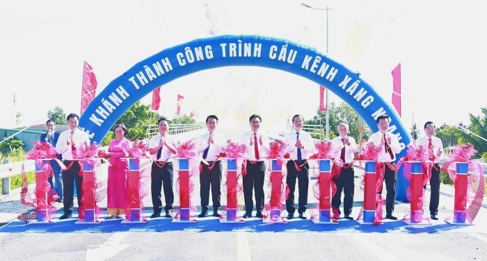 Khánh thành hai cây cầu Kênh Xáng Dọc và Kênh Xáng Ngang