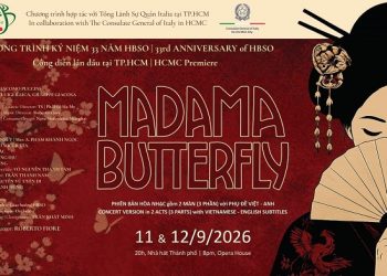 HBSO CÔNG DIỄN LẦN ĐẦU TIÊN KIỆT TÁC OPERA “MADAMA BUTTERFLY” PHIÊN BẢN HÒA NHẠC SÂN KHẤU TẠI TP. HỒ CHÍ MINH