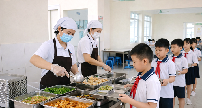Tăng cường bảo đảm an toàn, chất lượng bữa ăn bán trú trong các cơ sở giáo dục